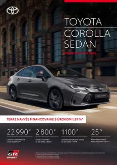 Katalóg Toyota v Banská Bystrica | Cennik corolla SD 2026 | 2026-01-01T00:00:00.000Z - 2026-12-31T00:00:00.000Z