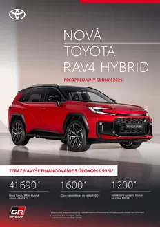 Katalóg Toyota v Trnava | Cennik nova rav4 2025 | 2026-01-01T00:00:00.000Z - 2026-12-31T00:00:00.000Z