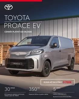 Katalóg Toyota | Cennik novy proace ev | 2026-01-01T00:00:00.000Z - 2026-12-31T00:00:00.000Z