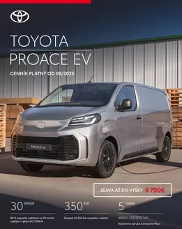 Katalóg Toyota v Zvolen | Cennik novy proace ev | 2026-01-01T00:00:00.000Z - 2026-12-31T00:00:00.000Z