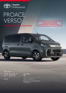 Katalóg Toyota v Banská Bystrica | Cennik novy proace verso | 2026-01-01T00:00:00.000Z - 2026-12-31T00:00:00.000Z