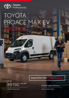 Katalóg Toyota | Cennik proace max ev | 2026-01-01T00:00:00.000Z - 2026-12-31T00:00:00.000Z