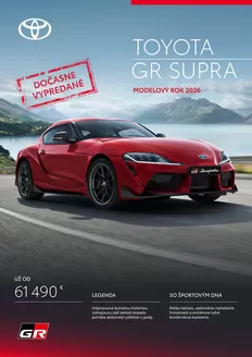 Katalóg Toyota v Žilina | Cennik supra | 2026-01-01T00:00:00.000Z - 2026-12-31T00:00:00.000Z