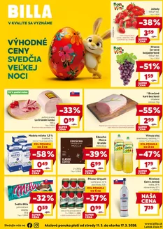 Katalóg Billa v Hurbanovo | Atraktívne špeciálne ponuky pre všetkých | 2026-03-11T00:00:00.000Z - 2026-03-17T00:00:00.000Z