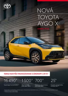 Katalóg Toyota v Ružomberok | Cennik nove aygo x hybrid | 2026-01-01T00:00:00.000Z - 2026-12-31T00:00:00.000Z