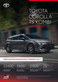Katalóg Toyota v Banská Bystrica | Cennik corolla TS kombi 2026 | 2026-01-01T00:00:00.000Z - 2026-12-31T00:00:00.000Z