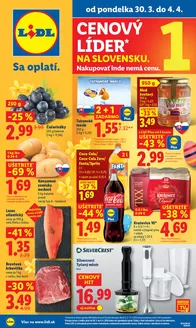 Katalóg Lidl v Michalovce | Platný od 30. 03. 2026 | 2026-03-30T00:00:00.000Z - 2026-04-04T00:00:00.000Z