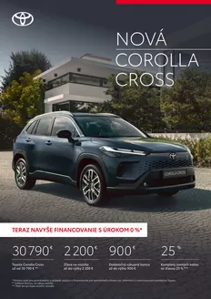 Katalóg Toyota v Dubnica nad Váhom | Cennik nova corolla cross | 2026-01-01T00:00:00.000Z - 2026-12-31T00:00:00.000Z