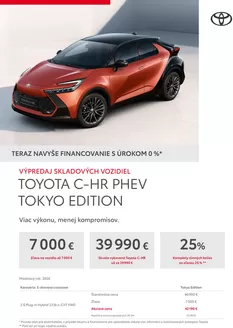 Katalóg Toyota v Prešov | Cennik toyota chr limited edition 2026 | 2026-01-01T00:00:00.000Z - 2026-12-31T00:00:00.000Z