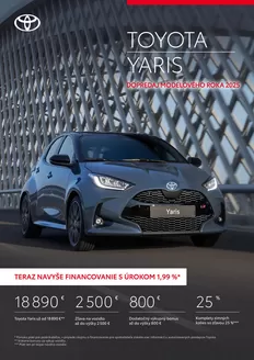 Katalóg Toyota v Dubnica nad Váhom | Cennik NG yaris 2025 | 2026-01-01T00:00:00.000Z - 2026-12-31T00:00:00.000Z