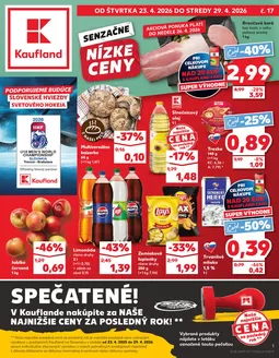 Katalóg Kaufland | Naše najlepšie výhodné ponuky | 2026-04-23T00:00:00.000Z - 2026-04-29T00:00:00.000Z