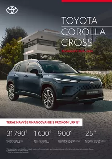 Katalóg Toyota v Vysoké Tatry | Cennik nova corolla cross | 2026-01-01T00:00:00.000Z - 2026-12-31T00:00:00.000Z