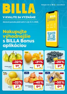 Katalóg Billa | Aktuálne špeciálne akcie | 2026-05-06T00:00:00.000Z - 2026-05-12T00:00:00.000Z