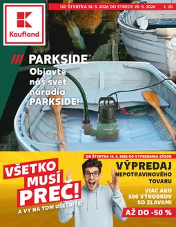 Katalóg Kaufland | Skvelá ponuka pre všetkých zákazníkov | 2026-05-14T00:00:00.000Z - 2026-05-20T00:00:00.000Z