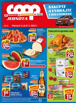 Katalóg COOP Jednota | Leták COOP Jednota | 2026-05-21T00:00:00.000Z - 2026-05-27T00:00:00.000Z