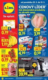 Katalóg Lidl | Platný od 25. 05. 2026 | 2026-05-25T00:00:00.000Z - 2026-05-31T00:00:00.000Z