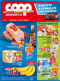 Katalóg COOP Jednota v Čadca | Leták COOP Jednota | 2026-05-28T00:00:00.000Z - 2026-06-03T00:00:00.000Z
