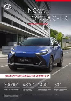 Katalóg Toyota v Nové Zámky | Cennik toyota chr 2026 | 2026-01-01T00:00:00.000Z - 2026-12-31T00:00:00.000Z