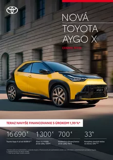 Katalóg Toyota v Malacky | Cennik nove aygo x hybrid | 2026-01-01T00:00:00.000Z - 2026-12-31T00:00:00.000Z