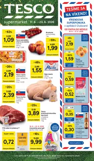 Katalóg Tesco v Šamorín | Najlepšie ponuky pre lovcov výhodných ponúk | 2026-06-17T00:00:00.000Z - 2026-06-23T00:00:00.000Z