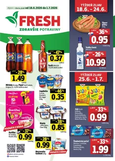 Katalóg Fresh v Krásno nad Kysucou | Východné Slovensko | 2026-06-18T00:00:00.000Z - 2026-07-01T00:00:00.000Z