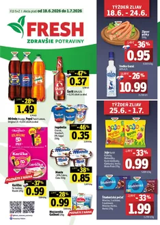 Katalóg Fresh v Krásno nad Kysucou | Stredné a západné Slovensko | 2026-06-18T00:00:00.000Z - 2026-07-01T00:00:00.000Z