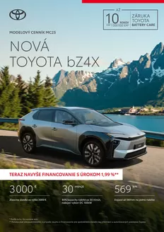 Katalóg Toyota v Šurany | Cennik nova toyota bz4x 2025 | 2026-01-01T00:00:00.000Z - 2026-12-31T00:00:00.000Z
