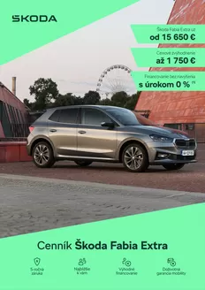 Katalóg Škoda | Skoda Fabia Extra cennik | 2026-06-24T00:00:00.000Z - 2026-07-08T00:00:00.000Z