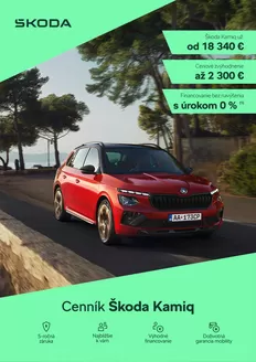 Katalóg Škoda | Skoda Kamiq FL cennik | 2026-06-24T00:00:00.000Z - 2026-07-08T00:00:00.000Z