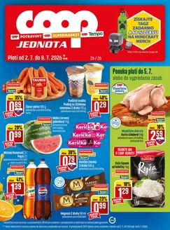 Katalóg COOP Jednota v Bytča | COOP Jednota katalóg | 2026-07-02T00:00:00.000Z - 2026-07-08T00:00:00.000Z