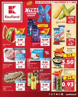 Katalóg Kaufland v Kráľovský Chlmec | Zľavy a akcie | 2026-07-02T00:00:00.000Z - 2026-07-08T00:00:00.000Z