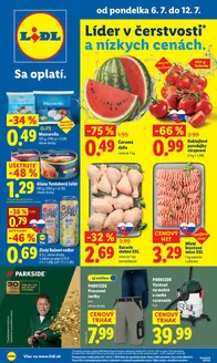 Katalóg Lidl v Kráľovský Chlmec | Platný od 06. 07. 2026 | 2026-07-06T00:00:00.000Z - 2026-07-12T00:00:00.000Z
