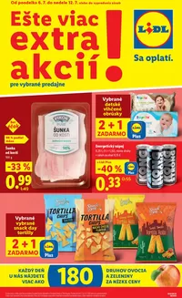 Katalóg Lidl v Kráľovský Chlmec | Platné od 06. 07. 2026 | 2026-07-06T00:00:00.000Z - 2026-07-12T00:00:00.000Z