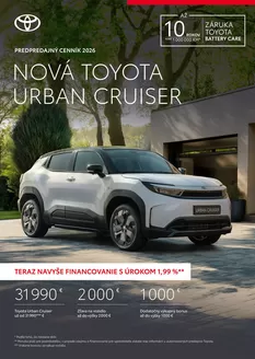 Katalóg Toyota v Šurany | Cennik urban cruiser | 2026-01-01T00:00:00.000Z - 2026-12-31T00:00:00.000Z