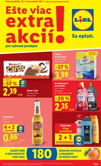 Katalóg Lidl | Platné od 13. 07. 2026 | 2026-07-13T00:00:00.000Z - 2026-07-19T00:00:00.000Z