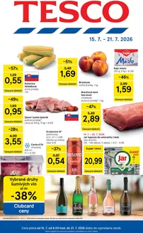 Katalóg Tesco v Nové Mesto nad Váhom | Aktuálne špeciálne akcie | 2026-07-15T00:00:00.000Z - 2026-07-21T00:00:00.000Z