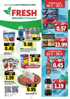 Katalóg Fresh | Stredné a západné Slovensko | 2026-07-16T00:00:00.000Z - 2026-07-29T00:00:00.000Z