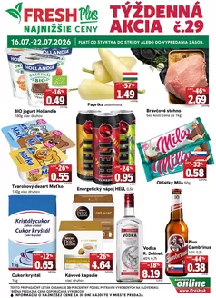 Katalóg Fresh | Týždenná akcia FRESH PLus | 2026-07-16T00:00:00.000Z - 2026-07-22T00:00:00.000Z