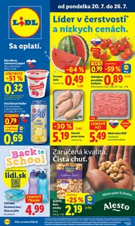 Katalóg Lidl | Platný od 20. 07. 2026 | 2026-07-20T00:00:00.000Z - 2026-07-26T00:00:00.000Z