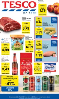 Katalóg Tesco v Šaštín-Stráže | Aktuálne špeciálne akcie | 2026-07-29T00:00:00.000Z - 2026-08-04T00:00:00.000Z