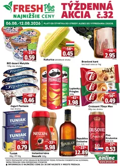 Katalóg Fresh | Týždenná akcia FRESH Plus | 2026-08-06T00:00:00.000Z - 2026-08-12T00:00:00.000Z