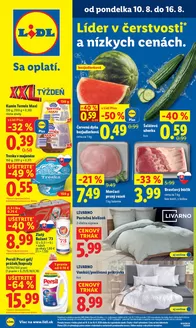 Katalóg Lidl | Platný od 10. 08. 2026 | 2026-08-10T00:00:00.000Z - 2026-08-16T00:00:00.000Z