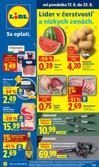 Katalóg Lidl | Platný od 17. 08. 2026 | 2026-08-17T00:00:00.000Z - 2026-08-23T00:00:00.000Z