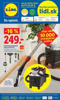 Katalóg Lidl v Krompachy | Platný od 17. 08. 2026 | 2026-08-17T00:00:00.000Z - 2026-08-30T00:00:00.000Z