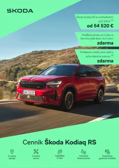 Katalóg Škoda v Bánovce nad Bebravou | Skoda Kodiaq NG RS cennik | 2026-08-28T00:00:00.000Z - 2026-09-11T00:00:00.000Z