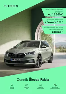 Katalóg Škoda v Bánovce nad Bebravou | Skoda Fabia cennik | 2026-08-28T00:00:00.000Z - 2026-09-11T00:00:00.000Z