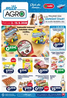 Katalóg Milk Agro v Bratislava | Aktuálny leták | 2026-09-02T00:00:00.000Z - 2026-09-15T00:00:00.000Z