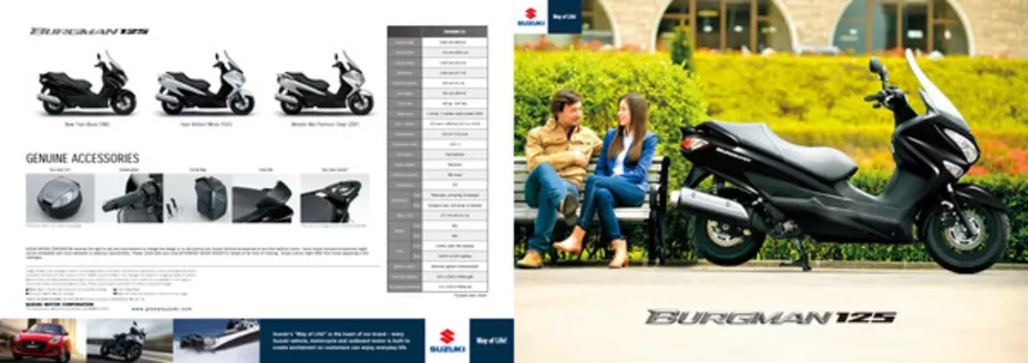 Katalóg Suzuki | BURGMAN 125 katalóg | 2026-09-03T00:00:00.000Z - 2026-09-17T00:00:00.000Z