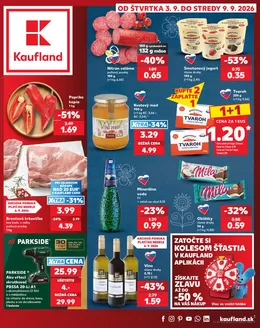Katalóg Kaufland v Spišské Vlachy | Kaufland katalóg | 2026-09-03T00:00:00.000Z - 2026-09-09T00:00:00.000Z