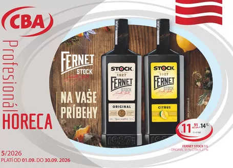 Katalóg CBA v Žilina | Horeca Profesionál 52029 | 2026-09-01T00:00:00.000Z - 2026-09-30T00:00:00.000Z